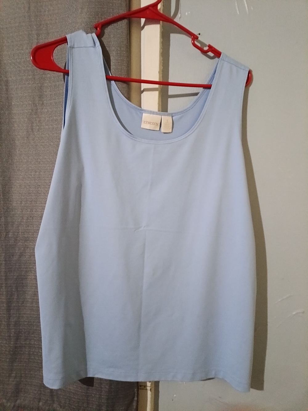 Chico's Light Blue Scoop Neck Tank
